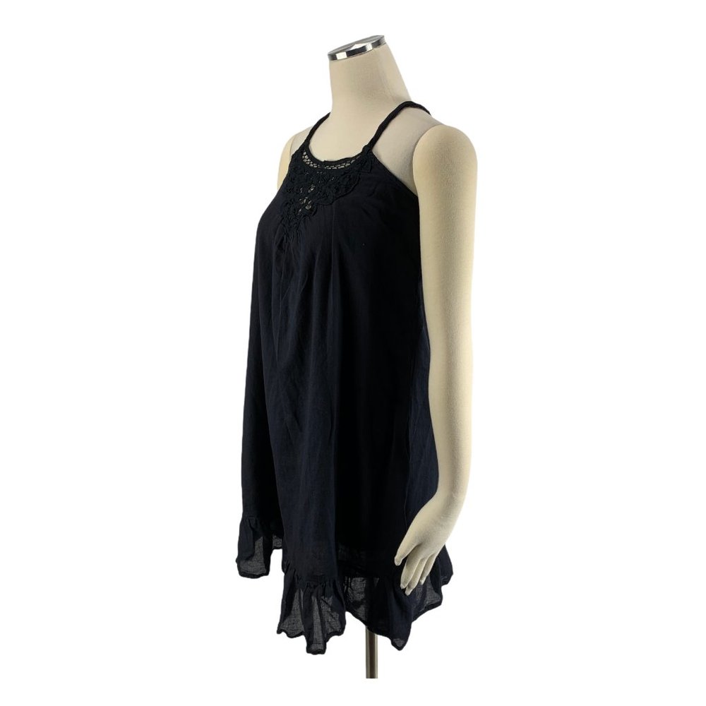 L.E.I. Halter Navy Blue Medium Sun Dress - Picture 3 of 4